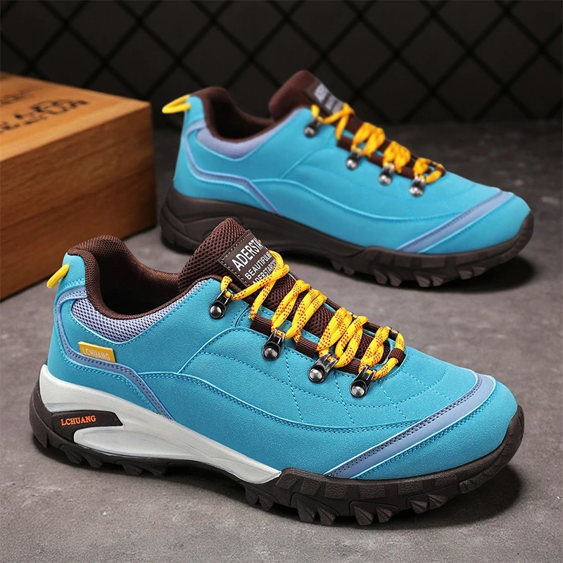 

2025 Новая повседневная спортивная удобная модная тенденция на толстой подошве, дышащая универсальная мужская обувь с низким берцем, тренд