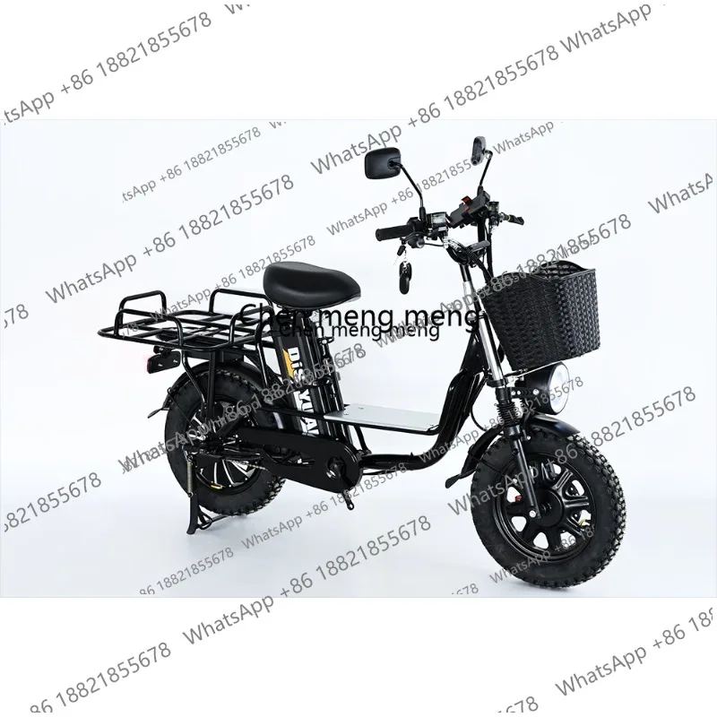 Electric Bike 48V 60V 12A 16A 21A 800W 1000W Fat Tires Ebike for Delivery   Electric Bike o