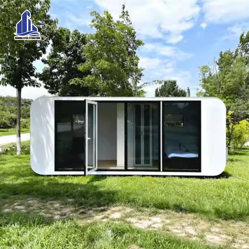 Economic Movable 20ft 40ft Breathable Steel Prefabricated Modern Eco-Friendly Capsule Hotel  Container House Outdoor
