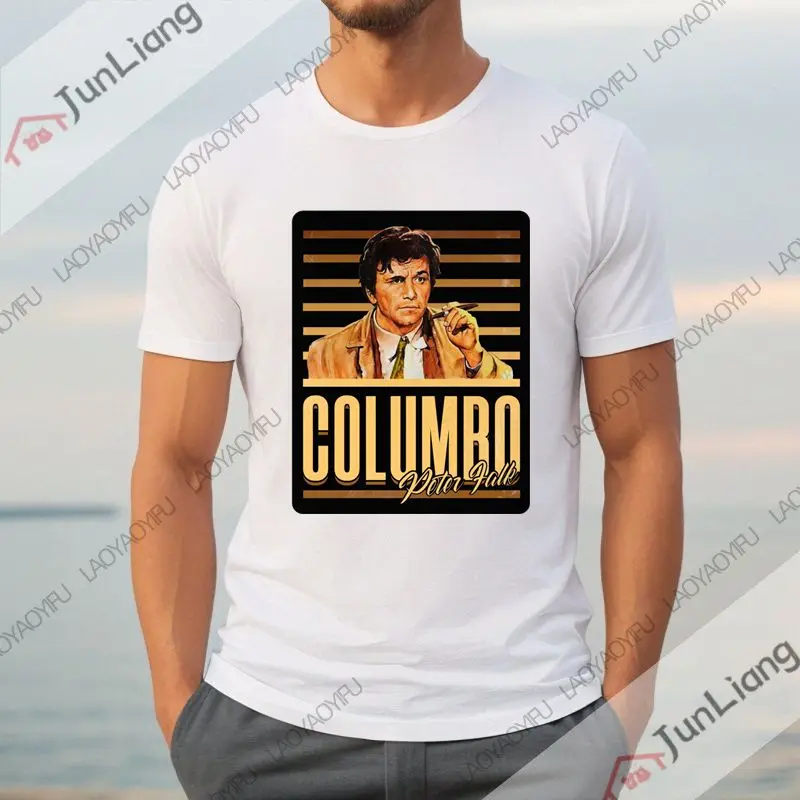 Just One More Thing Columbo Inspired T-shirt Casual short-sleeved street comfort clothing for both men and women