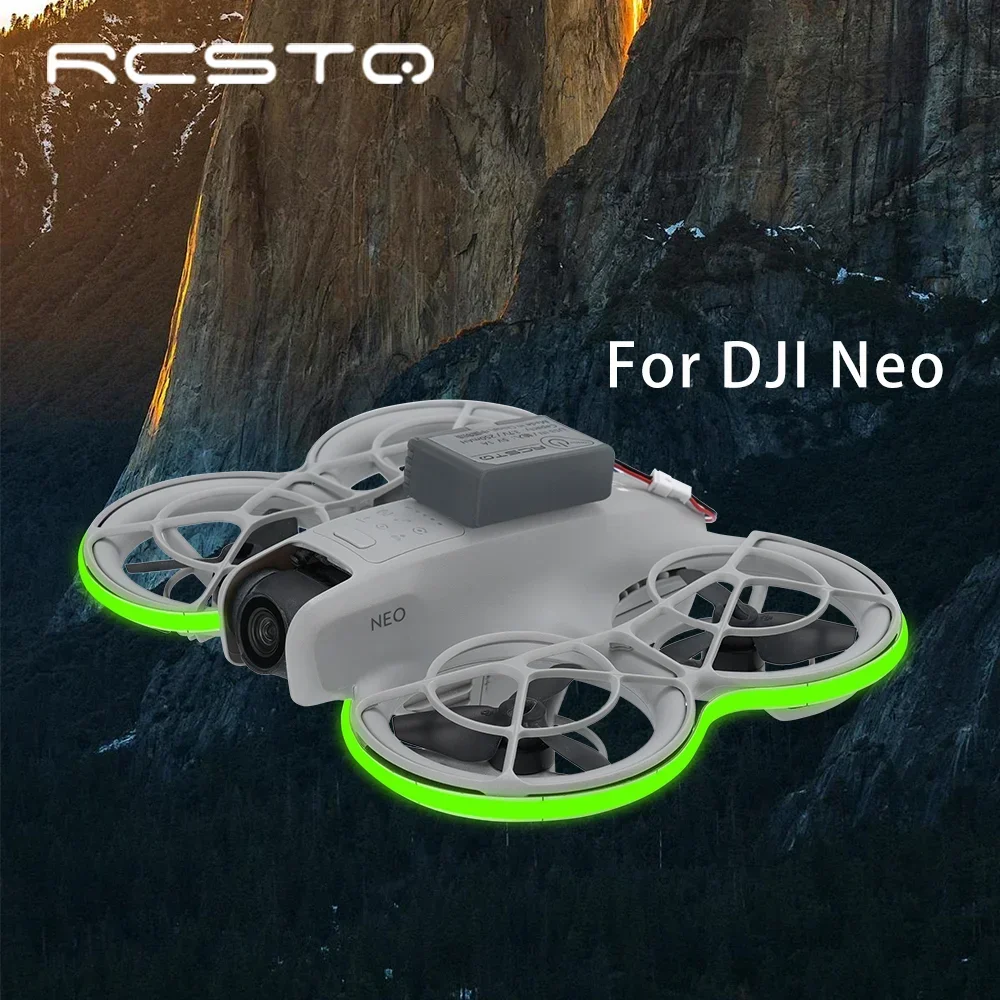 RCSTQ Strip Light For DJI Neo LED Night Flight Brightness Adjustable Lamp Belt Waterproof For DJI Neo Drones Accessories