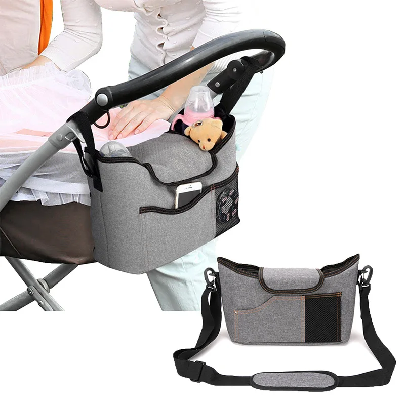 Baby Stroller Hanging Bag Stroller Hanging Organizer Children's Stroller Net Pocket Storage Bag Stroller Cart Accessories