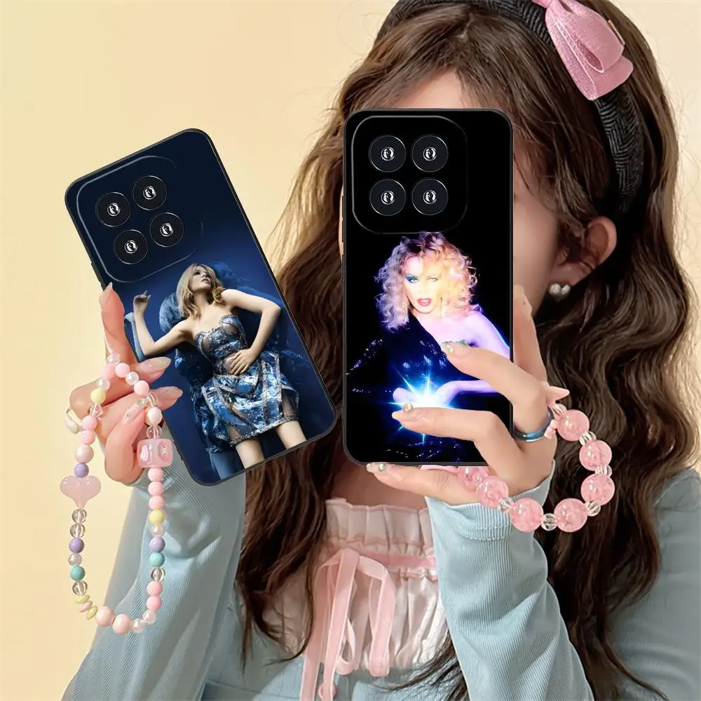 

Kylie Minogue Mobile Phone Case for Xiaomi 15 14 13 12 Mi 11 T Ultra Lite Pro S X 5G Colour Printing Pretty Luxury Cellphones
