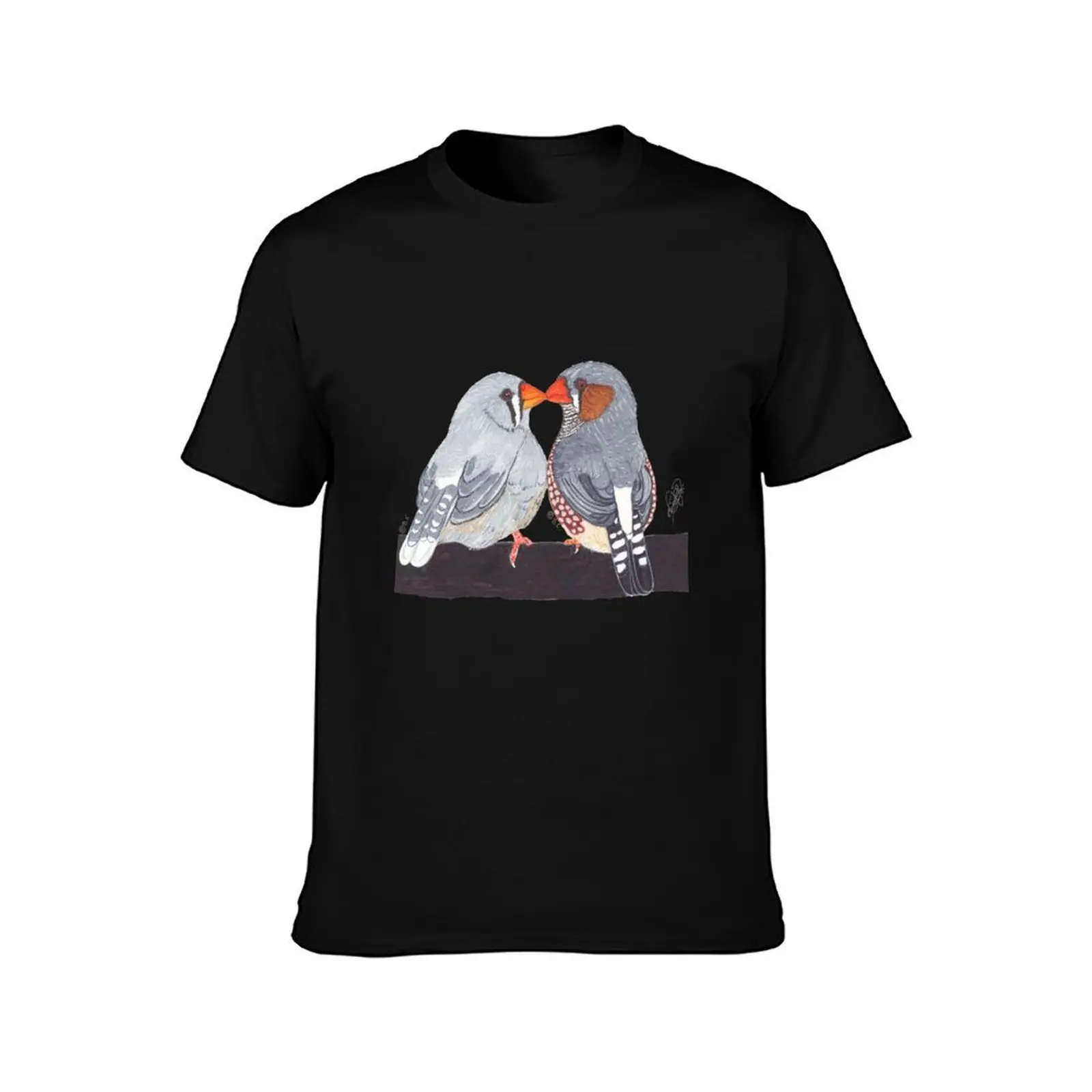 Zebra Finch T-Shirt Soft Cotton Print T-Shirt