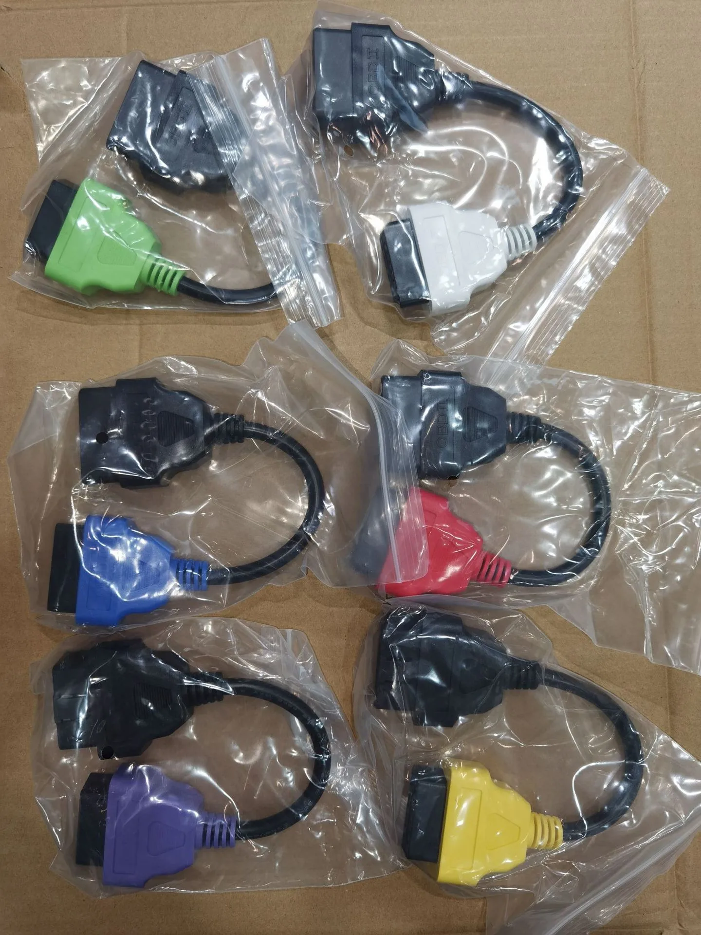 Auto OBD2 Connector Diagnostic Adapter Cable for FiatECUScan Multiecuscan for Fiat Alfa Romeo and for Lancia 6PCS ECU Cables