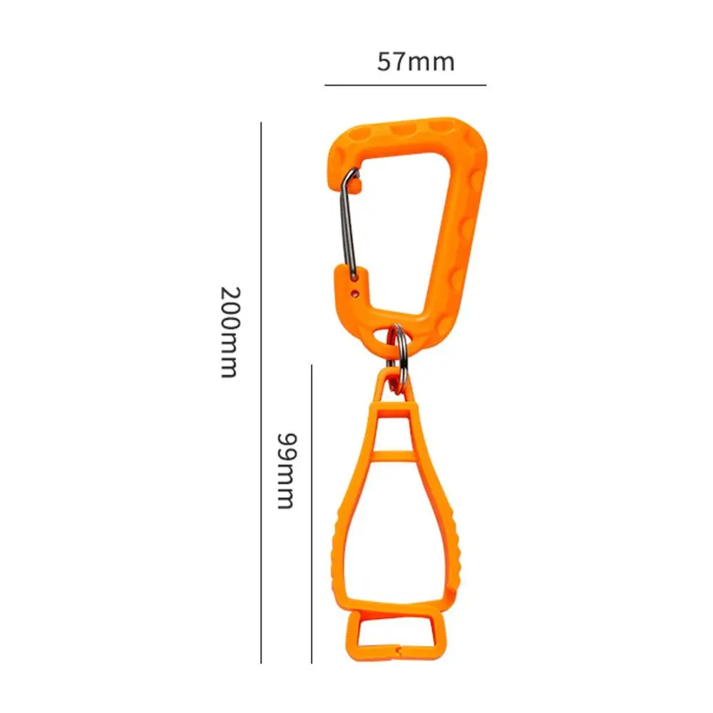 안티 드롭 장갑 클립 배낭 버클 다기능 안전 운반 아이템 클립 9 색 200*57mm 교수형 버클