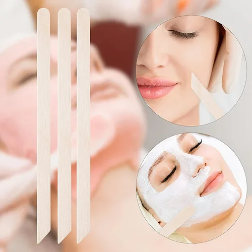 Imagen 2 del producto Aplicador de cera de madera de precisión que pega el tratamiento suave de la piel: punta puntiaguda y inclinada 2 en 1 sin alcohol para un cuidado detallado