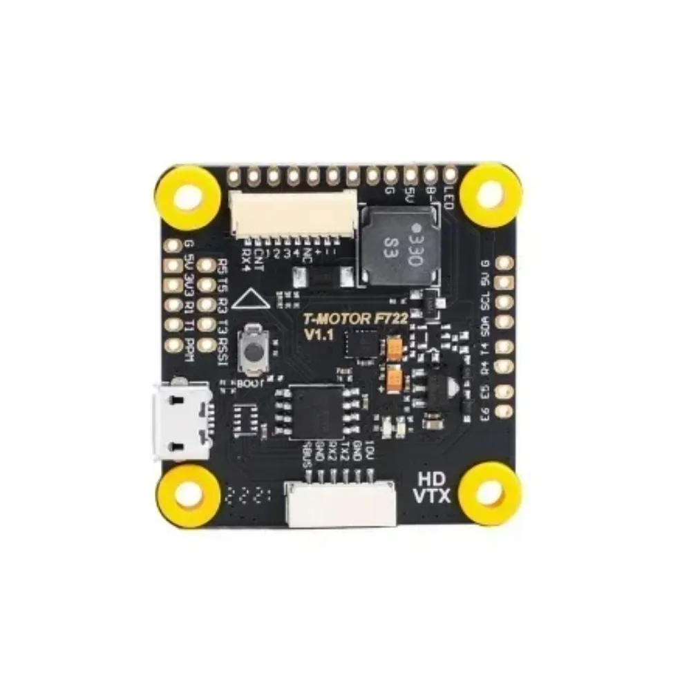T-MOTOR F7 HD Flight Controller STM32F722RET6 W/BMI270 Gyroscope 5V/2A BEC Support 3-6S Input For RC FPV DroneUniFly