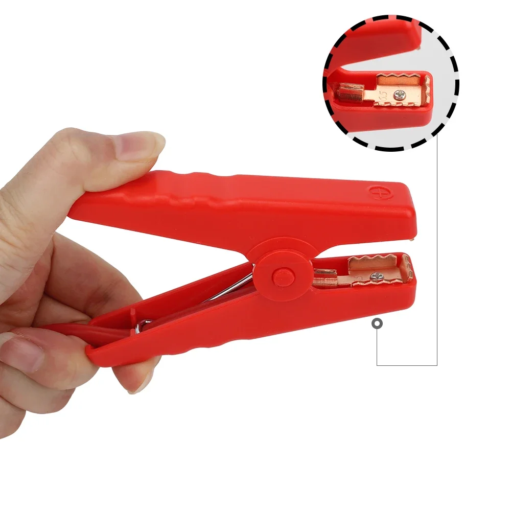 كابل بطارية الطوارئ بمشبك التمساح 12 فولت مع موصل قابس EC5 للشاحنات #5