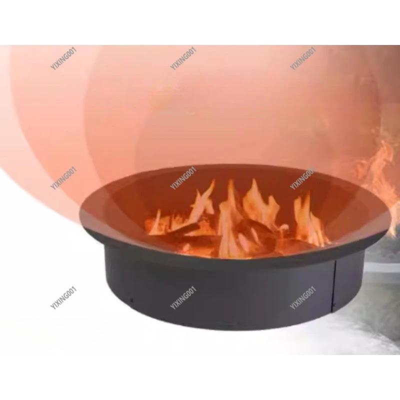 Carbon Steel Fire Pit - Removable Heating Furnace Multi-Size Firewood Heavy-Duty Fire Plate Outdoor Camping Stove