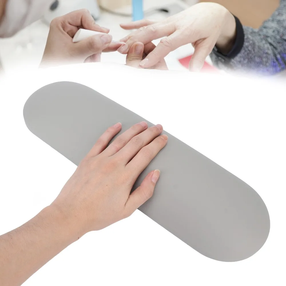 PU Leather Nail Art Pillow Sponge Material Soft Texture Nail Hand Holder Lightweight 15.7 Inch Manicure Arm Support