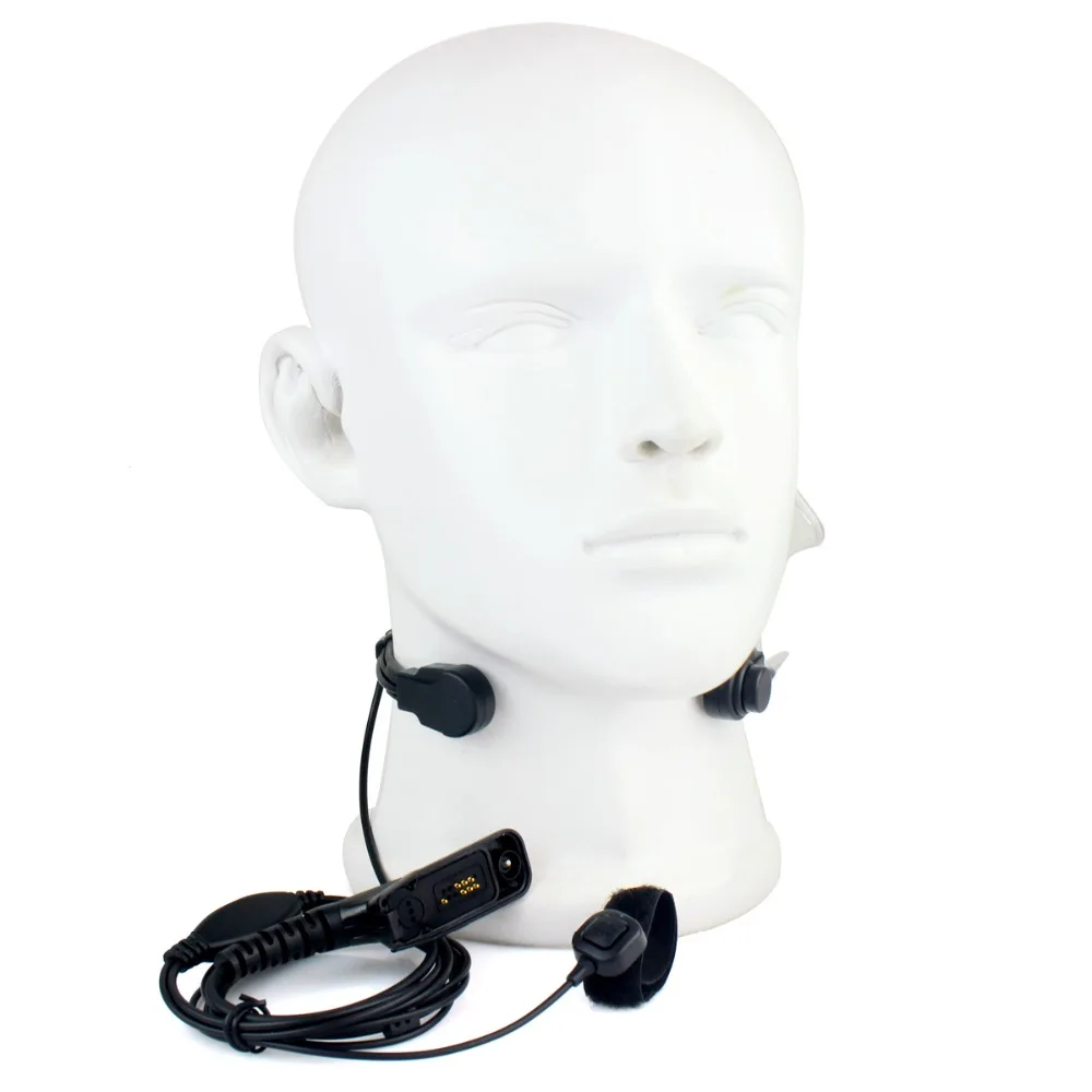 

Air Tube Throat Vibration Mic Headset for Motorola DGP8550e DP4401 DP4801e DP4800e DP3401 DP3600 APX2000 APX6000 APX7000 Radio