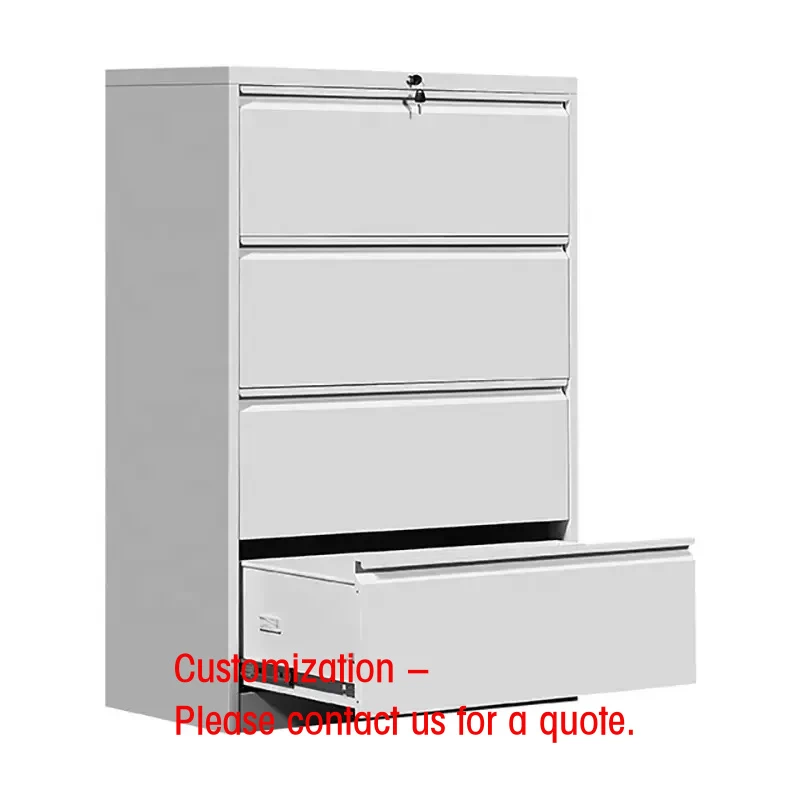 custom.4 Drawer Cabinet Office Lockable Lateral Vertical Filing Drawers Cabinet Storage