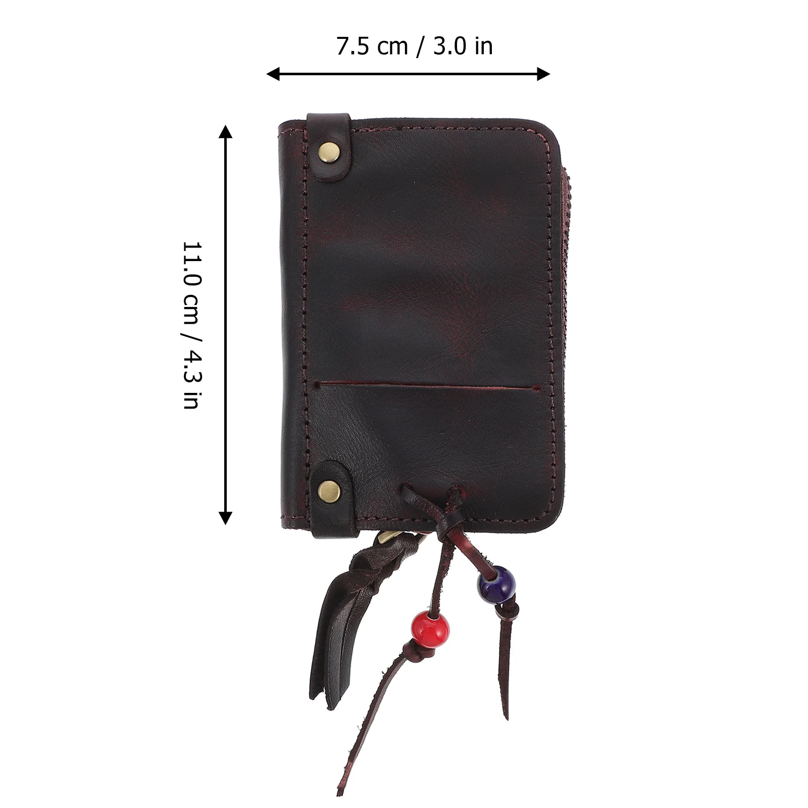 

1Pcs Key Bag for Car Keys Waterproof Scratch Resistant Zipper Key Holder Compact Design Fits Most Storage