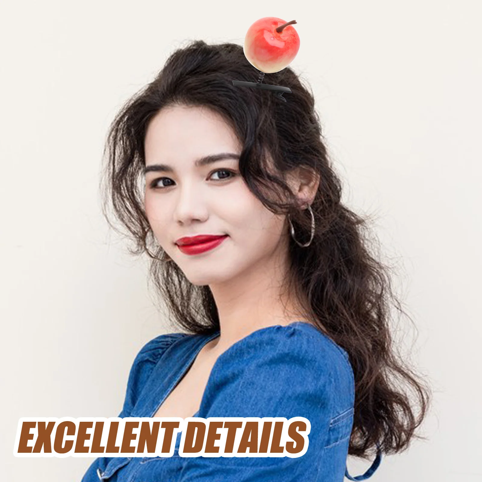 

11 шт., заколка для волос с фруктами, заколка для девочек с героями мультфильмов, легкие прочные вечерние свадебные аксессуары для волос, пластиковые заколки с фруктами