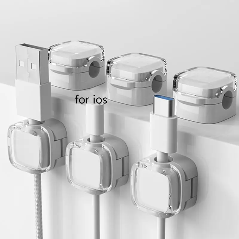 Magnetic Cable Holder Charging Cable Holder Cable Clips 6 Pcs Phone Cord Holder Cable Organizer Cord Keepers Magnetic Wire