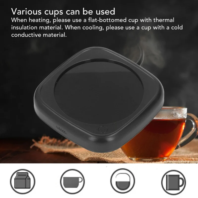 Electric Heating Plate Mug Warmer Constant Temperature For Home Office Travelling Coffee Cup