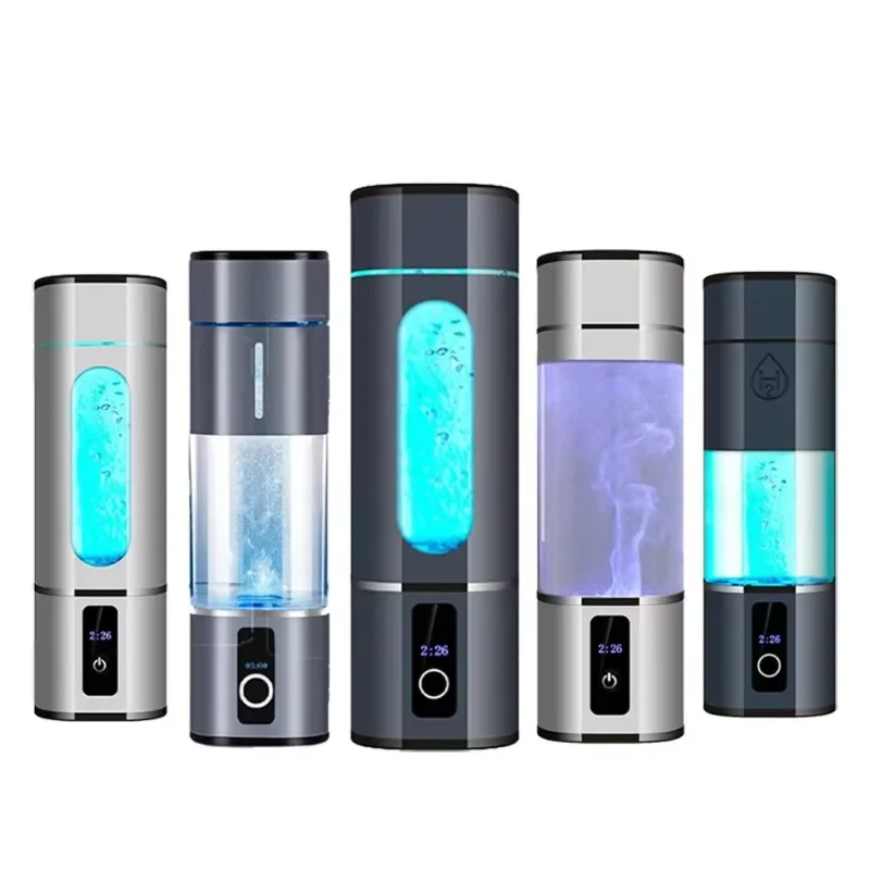 

New High Concentration 6000ppb Hydrogen Water Bottle Generator USB Rechargeable Smart LED Display