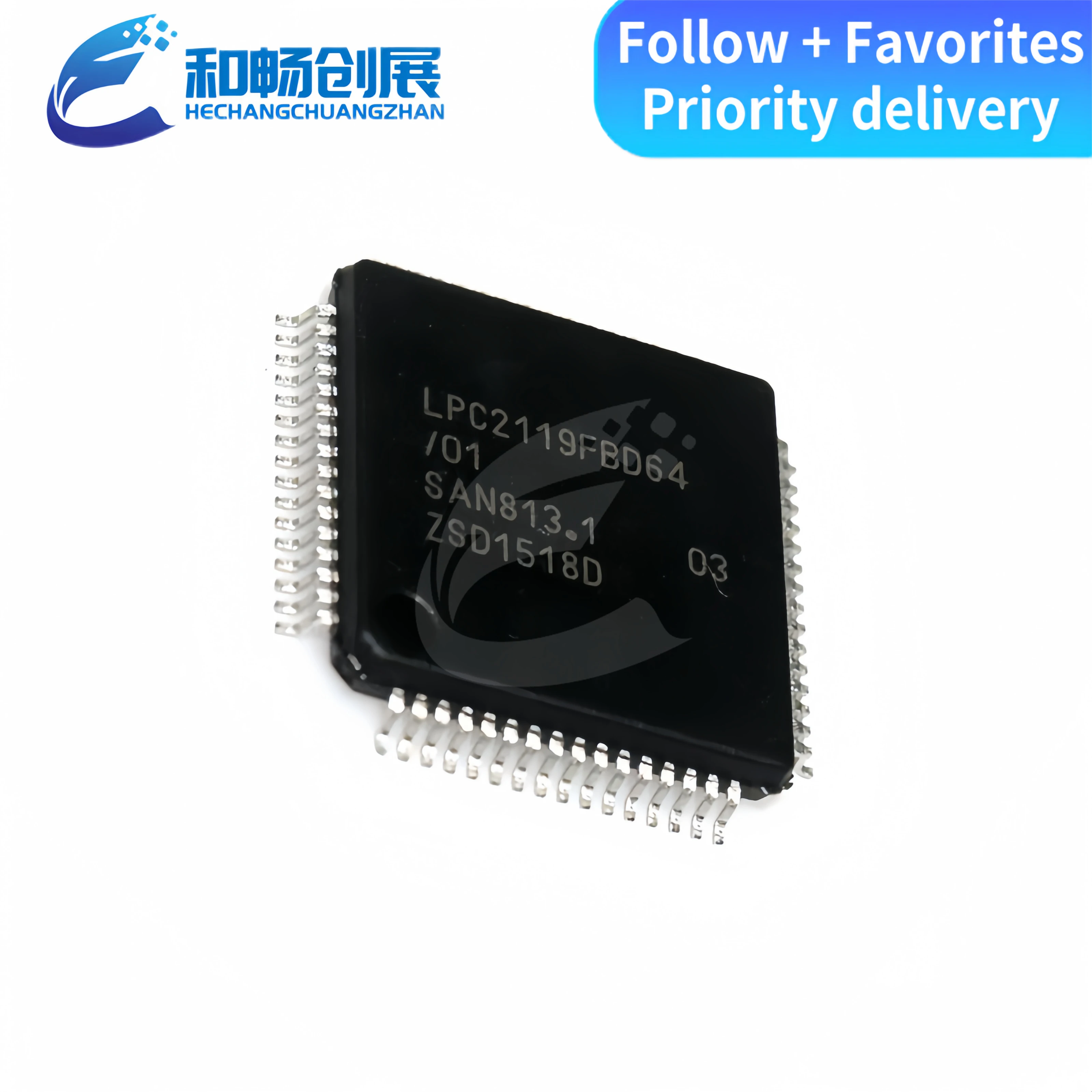 

LPC2119FBD64/01 LPC2119FBD64 microcontroller LQFP64 original in stock