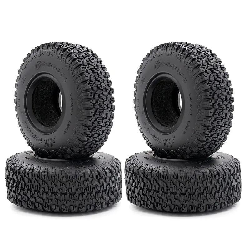 

4Pcs 1.9 Tires Fine texture Claw Mud Terrain Wheel Tires 110*45mm for 1/10 RC Crawler Axial SCX10 90046 AXI03007 TRX4 KM3