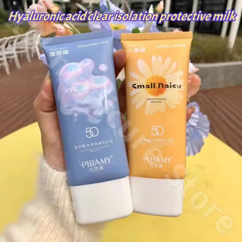 

Hyaluronic Acid Clear Isolation Protective Milk Moisturizing Non-stick Anti-ultraviolet Protection Skin Care Cream 100g