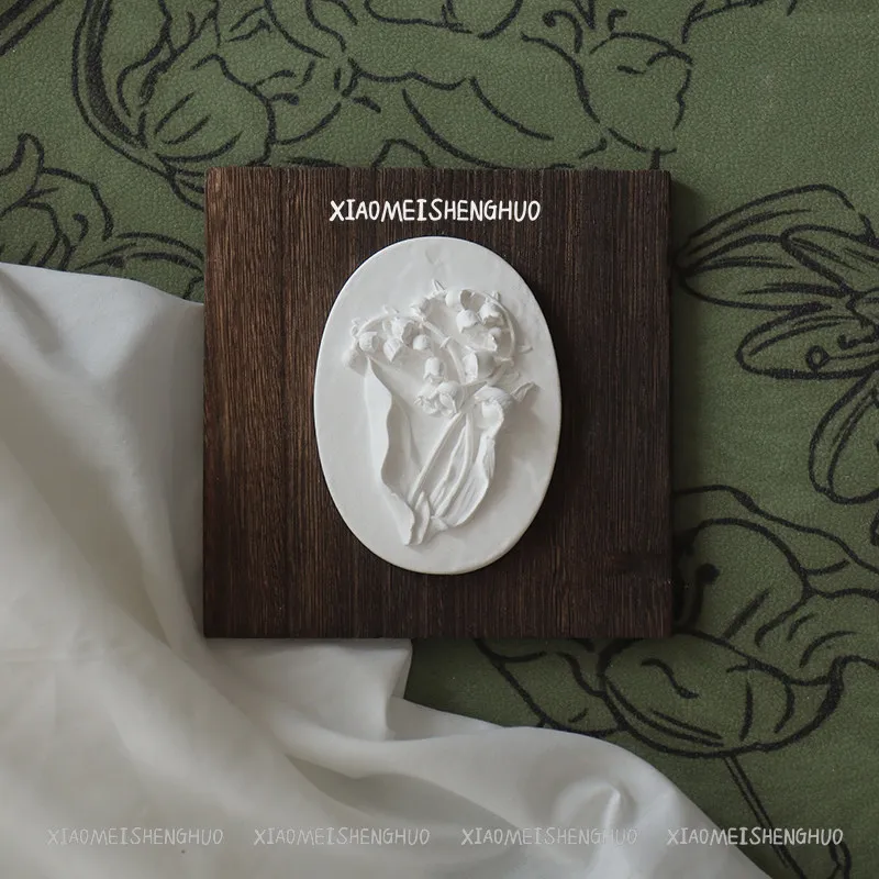 

Французская антикварная декоративная роспись ручной работы в стиле ретро, объемная безрамная подвесная картина