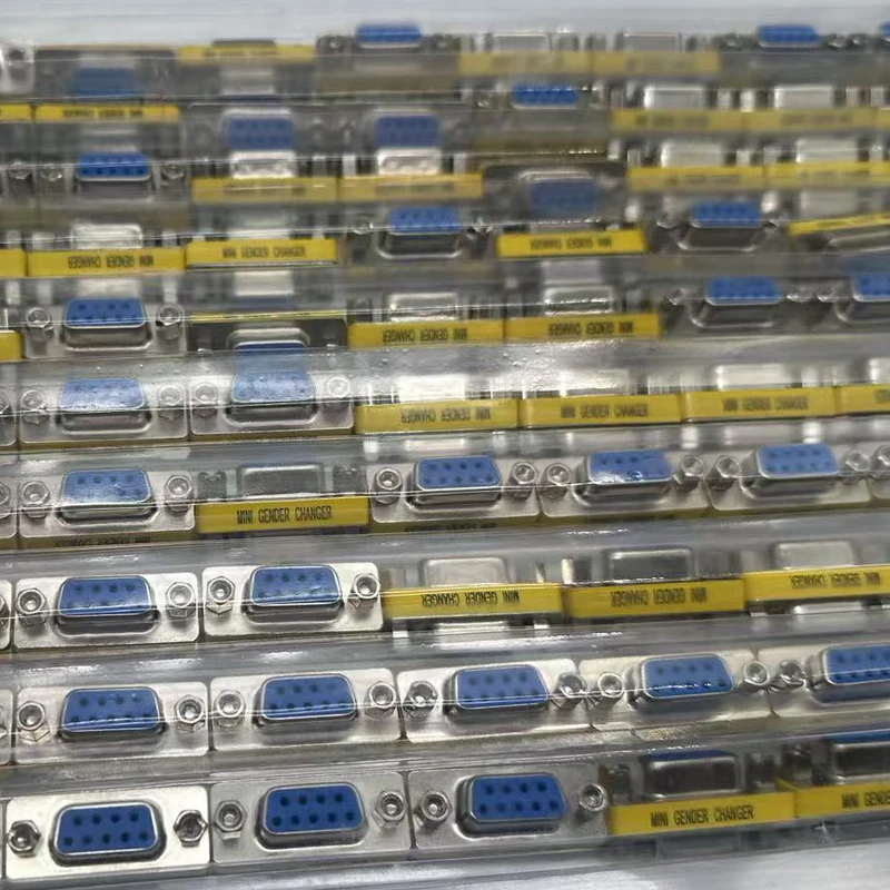 100Pcs DB9 pass-through adapter RS232 adapter female-to-female male-to-female male-to-male connector plug