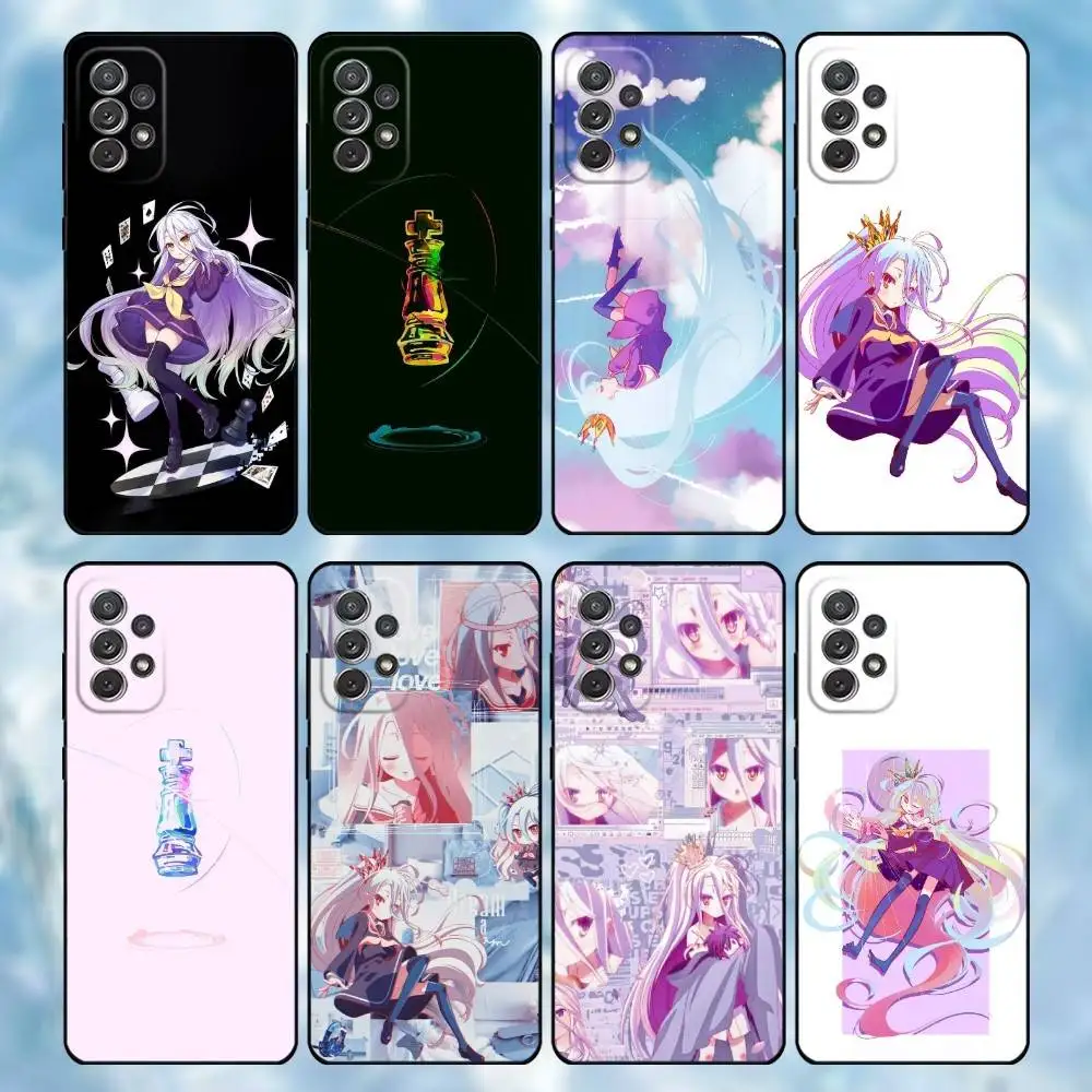 

N-No Game No Life Phone Case For Samsung S25,S24,S21,S22,S23,S30,Ultra,S20,Plus,Others Soft Black Cover