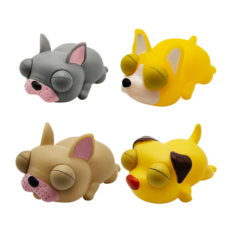 Descompressão criativa bonito animais de estimação pop up olhos brinquedos engraçados brinquedos das crianças presente aniversário complicado pitada brinquedos em forma de brinquedo de apertar