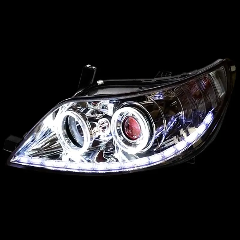 Customized Full LED Headlights For BYD F6 2008-2015 Bi-xenon Projector Lens Front Lamps With DRL view 3