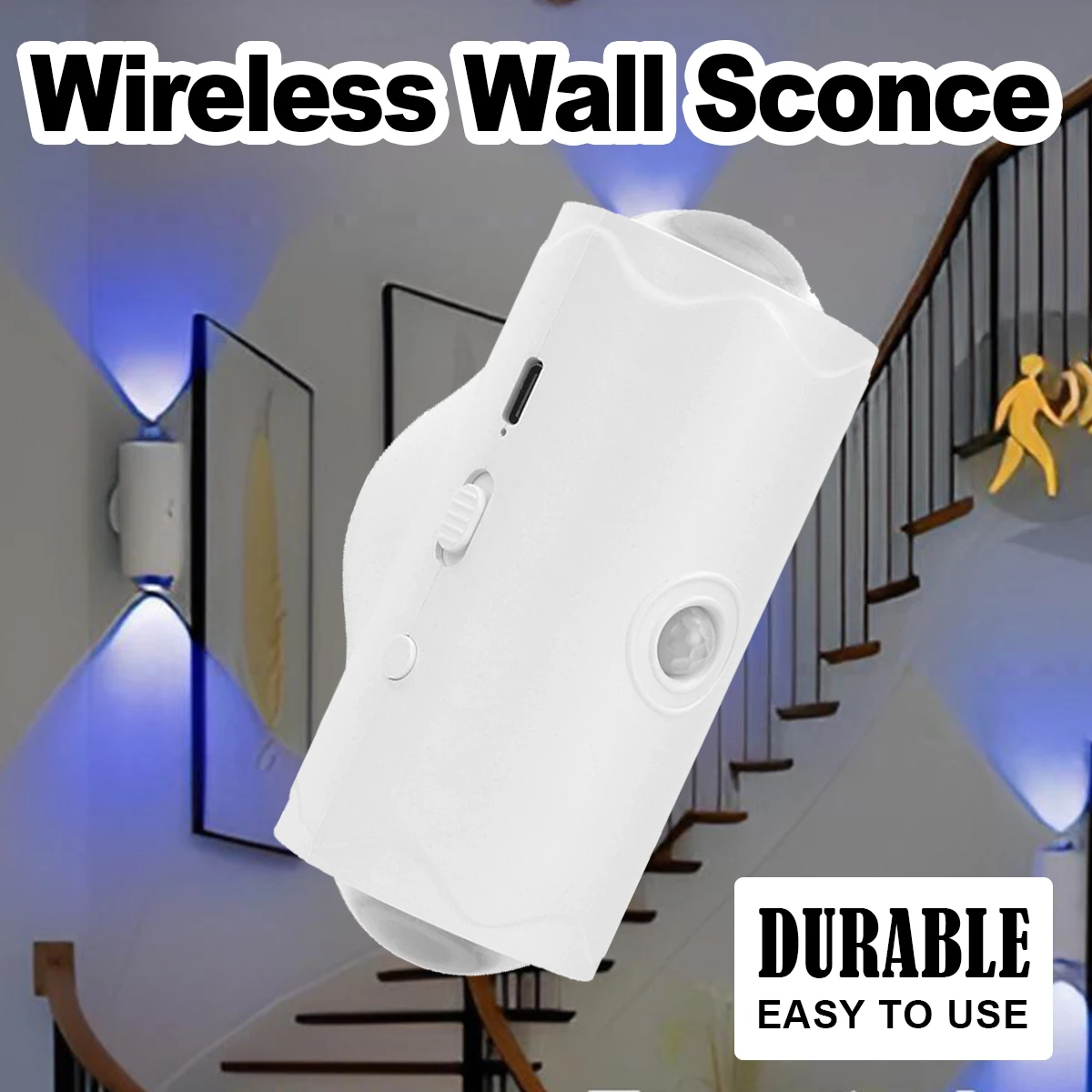 

Motion Sensor Wall Lamp Gradient Ambient Night Light Dimmable With Detectors Body Sensing Led Decorative Outdoor Rgb Lamps Human