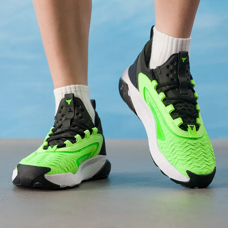 Under Armour Authentic Men Training Shoes 3027600-310 Green UA Clone Upper TriBase Stable Support HOVR Cushion Sneakers