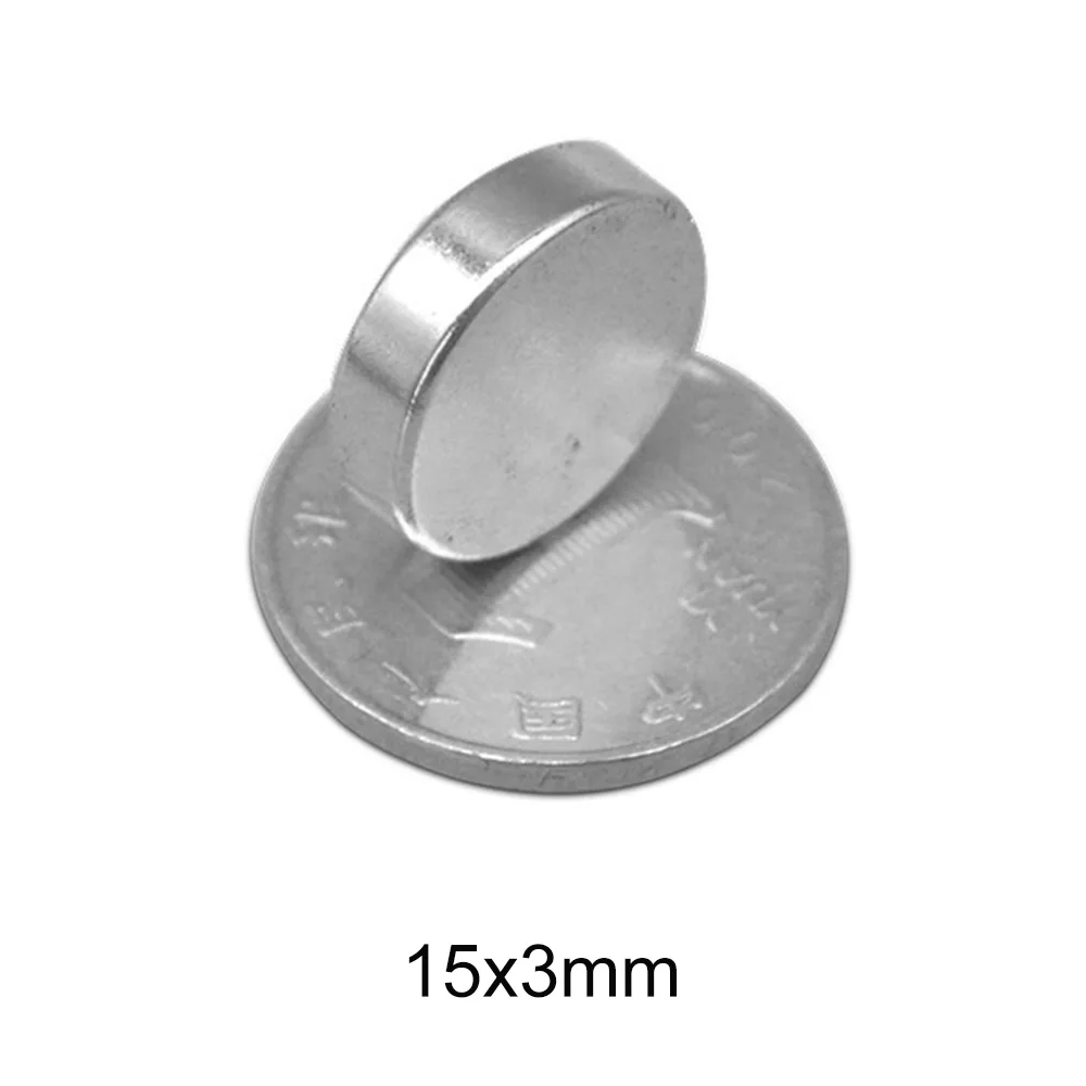 

15x3 мм Мощные круглые магниты 15 мм x 3 мм Магнит из листов 15x3 мм для домашних холодильников, офисов DIY 15*3 мм