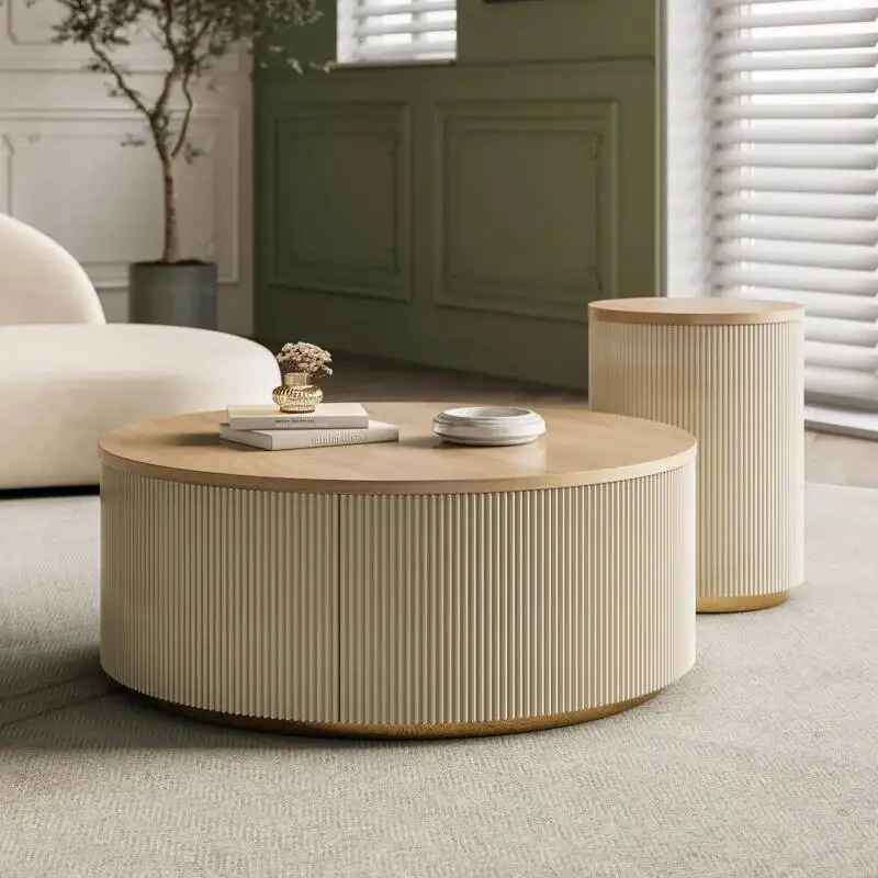 

Room Modern Coffee Table Aesthetic Nordic Living Round Nordic Bedroom Table Simple Unique Muebles Para El Hogar Decoration