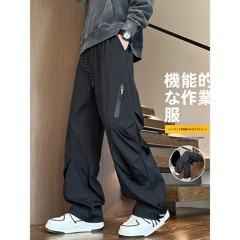 

American Sle Tee-Proof Soft ell Cargo Pants Men's Autumn Folded Paratrooper Workwear Windproof Waterproof Outdoor Climb...