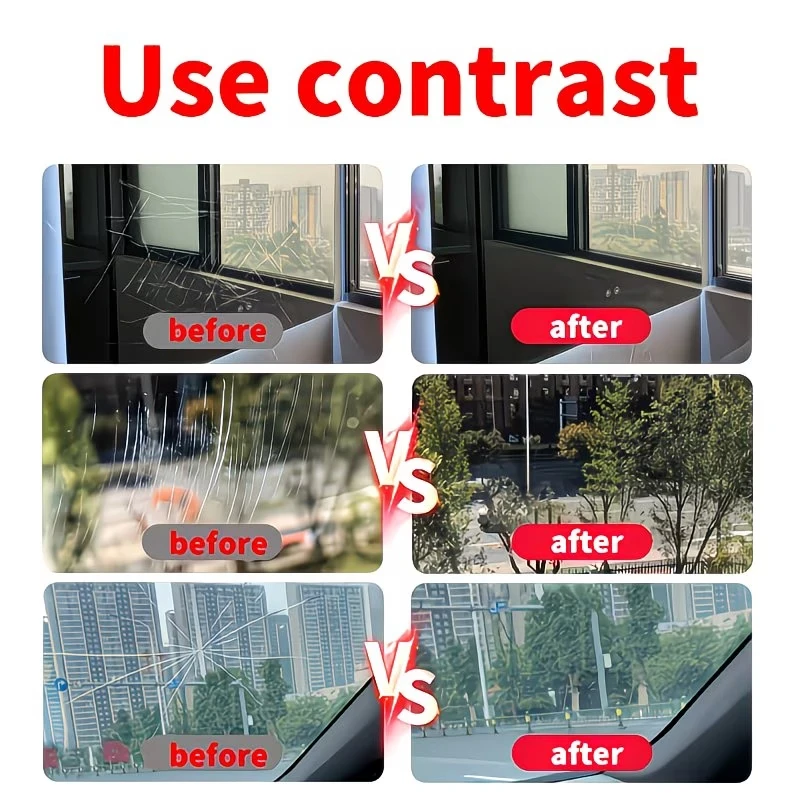 Glass Polishing Repair Cream, Eliminate Light Scratches, Swirls & Water Spots