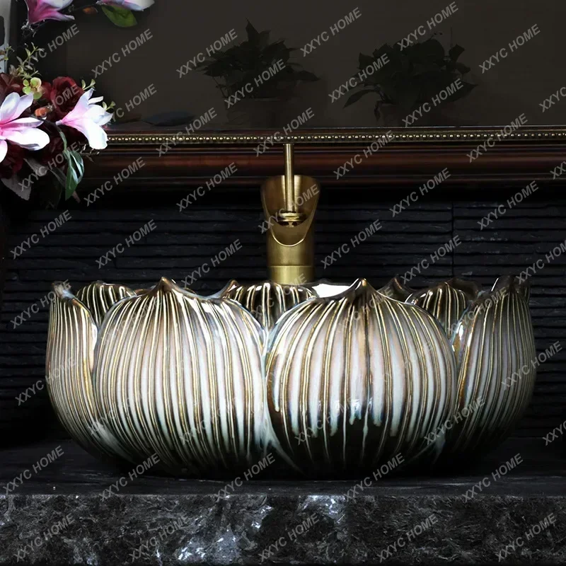 حوض طاولة صغير الحجم لحمام السباحة وحوض غسيل عتيق وحوض منزلي بين المنصات #3