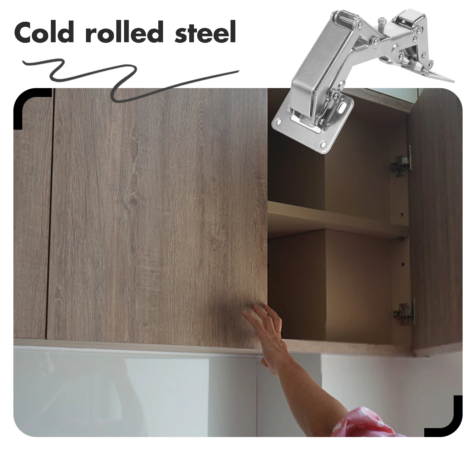 

Heavy Duty Hinge 170 Degree Wide Angle Door Damper For Cabinet Cupboard Kitchen Damping Hinge Clip Replacement