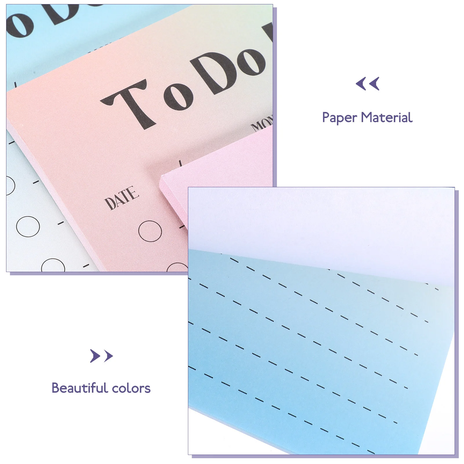 

400Pcs Memo Stickers Reusable Self Adhesive Notes Portable Office School Home Reminder Pads Portable Memo Pad