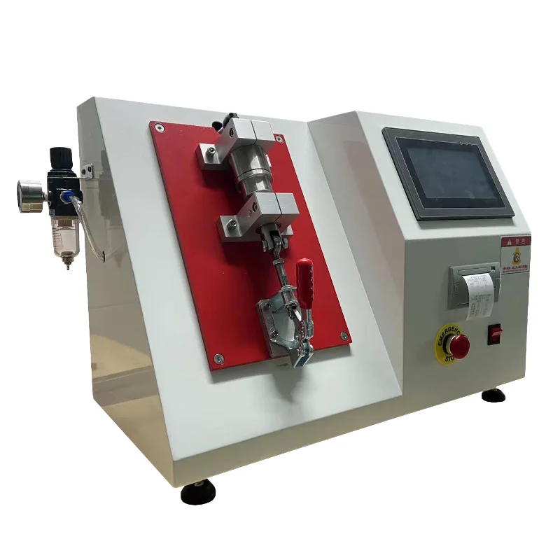 Packaging material particle detector (gas stripping method)