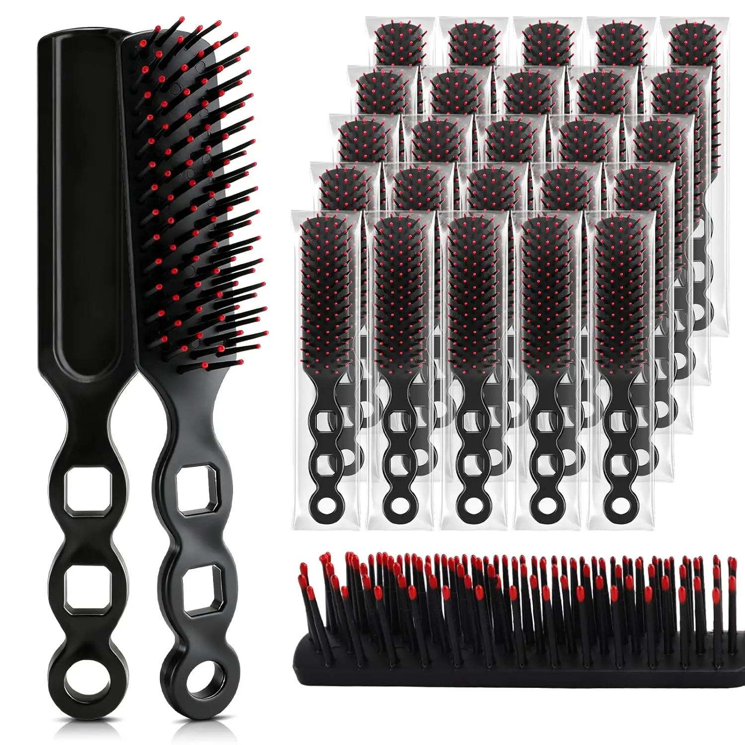 

110 штук одноразовых расчесок в индивидуальной упаковке для женщин, оптом для общежитий, отелей, путешествий