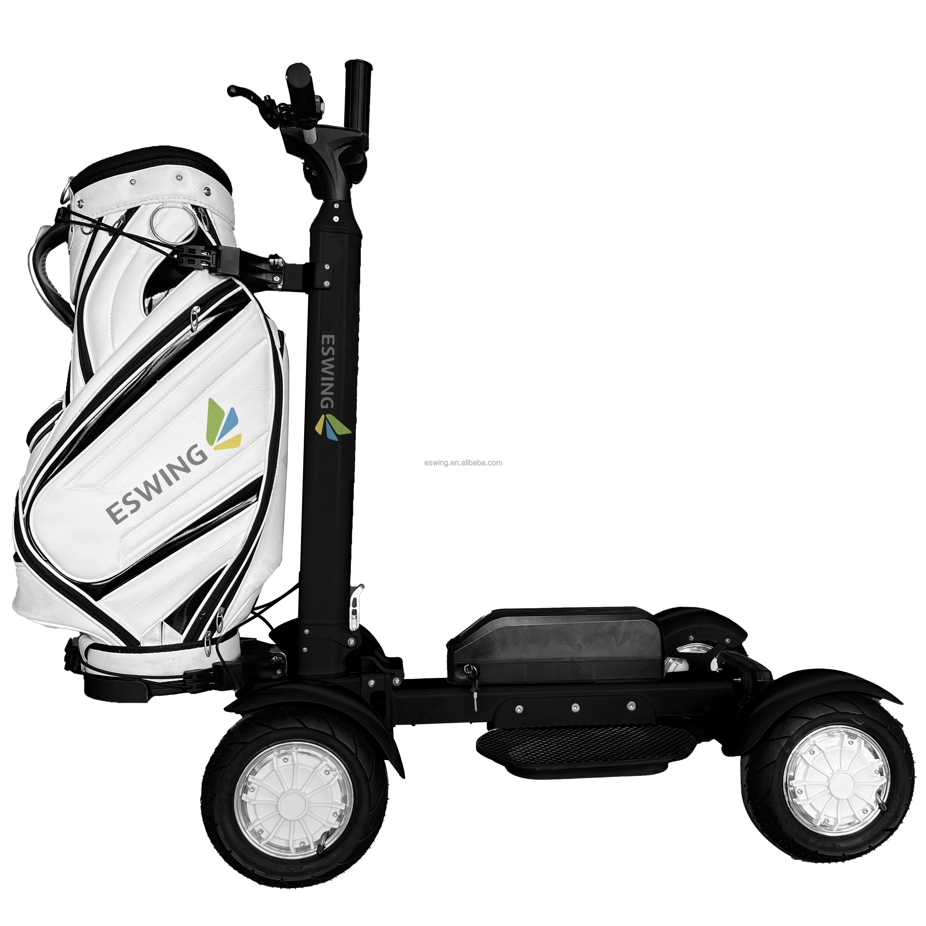 ESWING USA Direct Sales 2400W Foldable  Scooter 18-Hole Caddie Cart