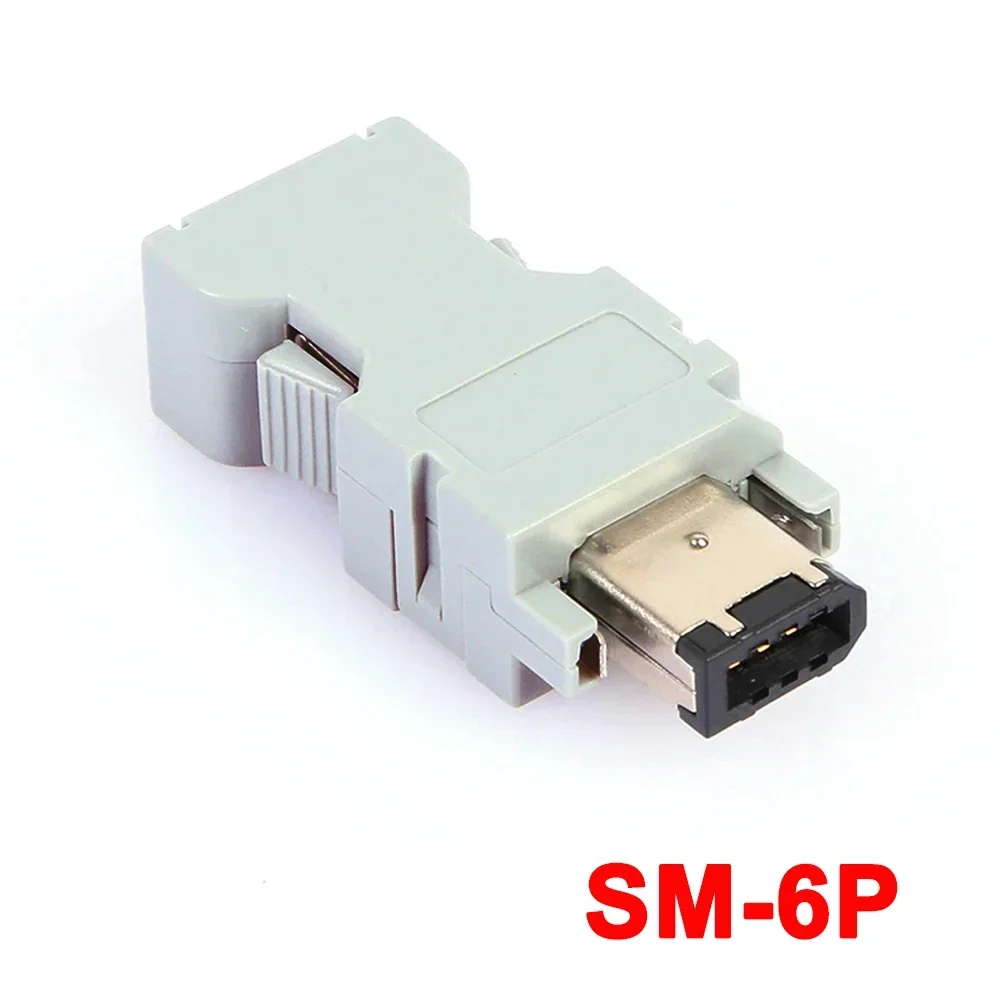 1394-6P Yaskawa Panasonic CN3 SM-6P Encoder Plug Replaces 55100-0670 Gold-Plated Head