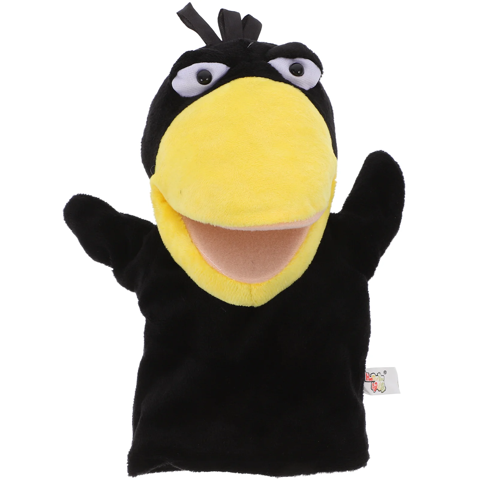 Small Stuffed Animals Crow Hand Puppet Finger Puppets Cartoon Toy Parent-child Mini