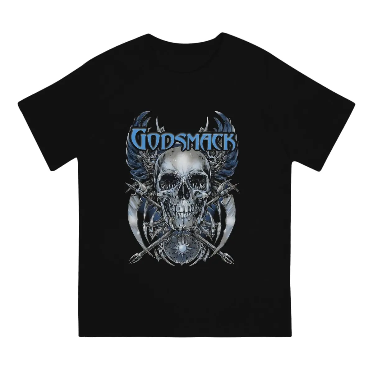 Godsmacks Creative TShirt for Men The Scorpion King American Rock Band Round Collar Basic T Shirt Distinctive Birthday Gifts