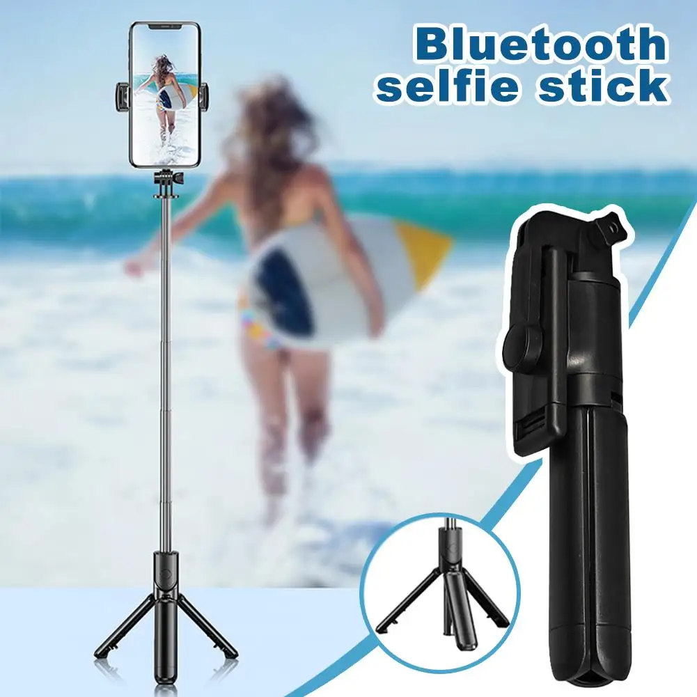 Selfie Stick Integrated Floor-standing Tripod Mobile Live Extended Broadcast Remote Control Portable Phone Bracket Photo Q1V4