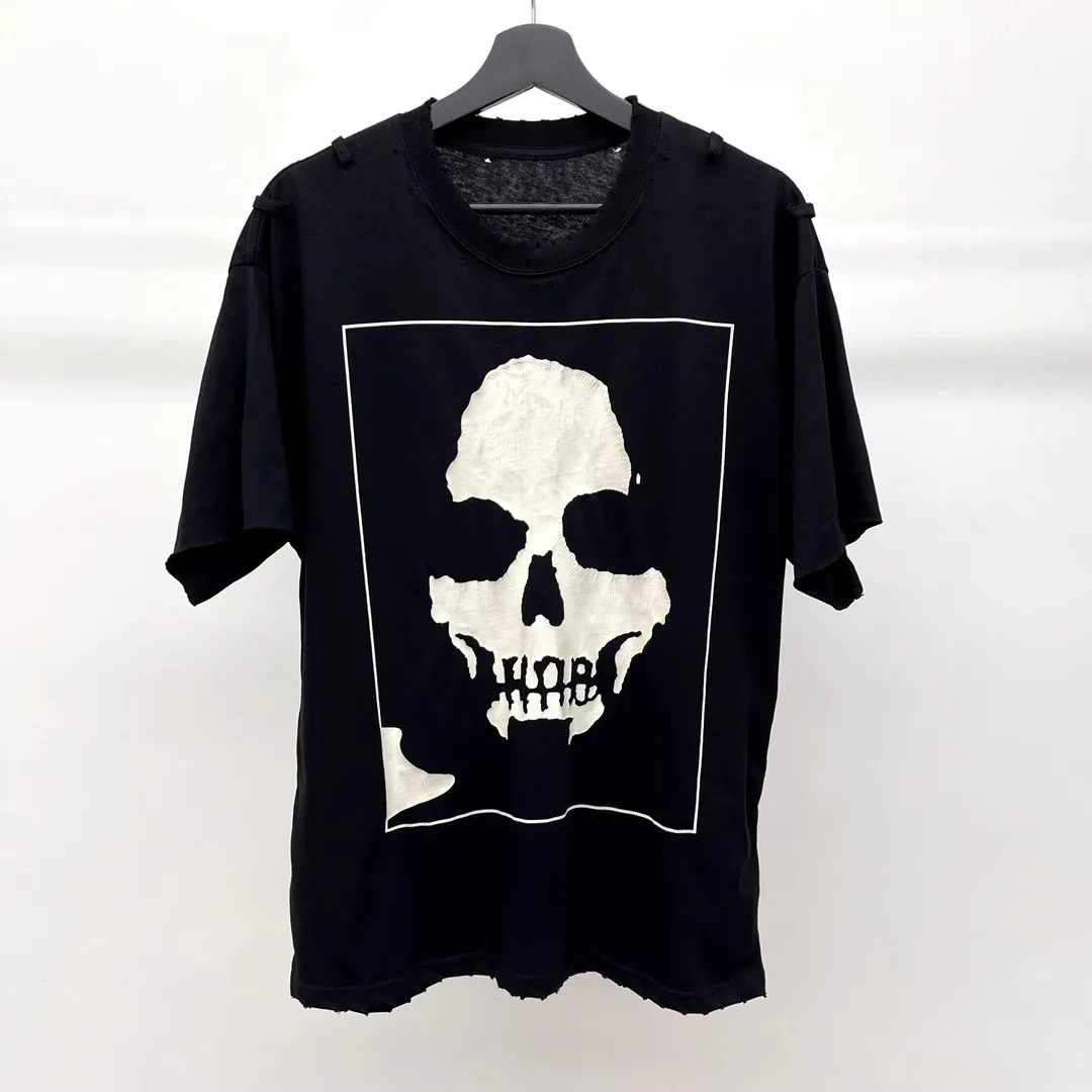 New Novelty NO tag Men Number Nine Skull Head T Shirts T-Shirt Hip Hop Skateboard Street Cotton T-Shirts Tee Top US size BG87