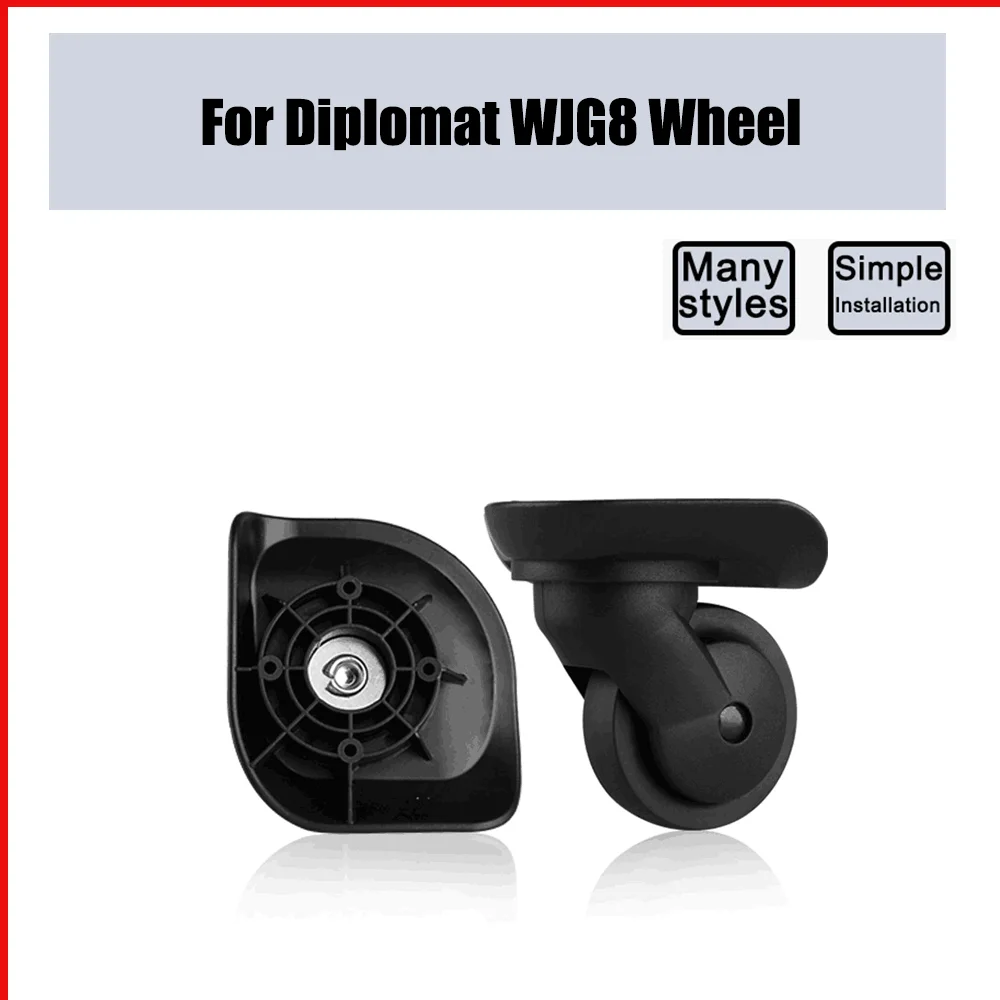 

For Diplomat WJG8 Trolley Case Wheel Pulley Sliding Universal Luggage Wheel Silent Smooth Wear-resistant Accessories Casters