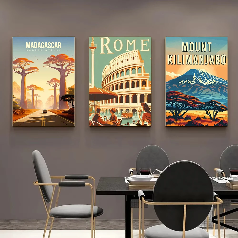 World Landscape Diamond Painti - Embroidery In Indonesia ulasan dan harga