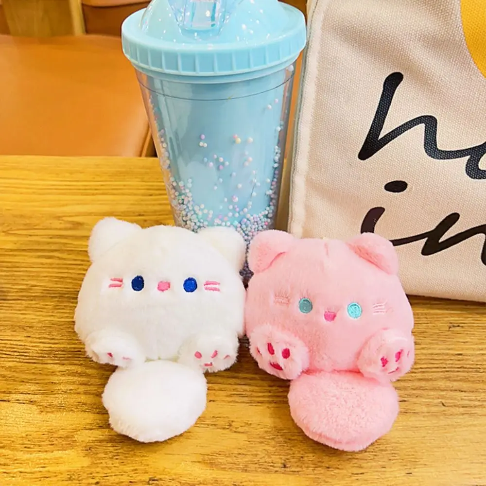 Saco acessórios diy animal de pelúcia chaveiro moda kawaii macio pelúcia boneca chaveiro saco criativo pingente